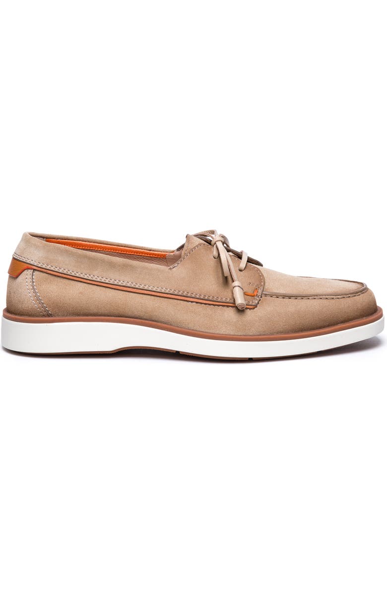 Santoni Oyster Boat Shoe, Alternate, color,