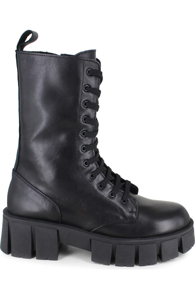ZIGI Shainel Waterproof Combat Boot, Alternate, color, Black