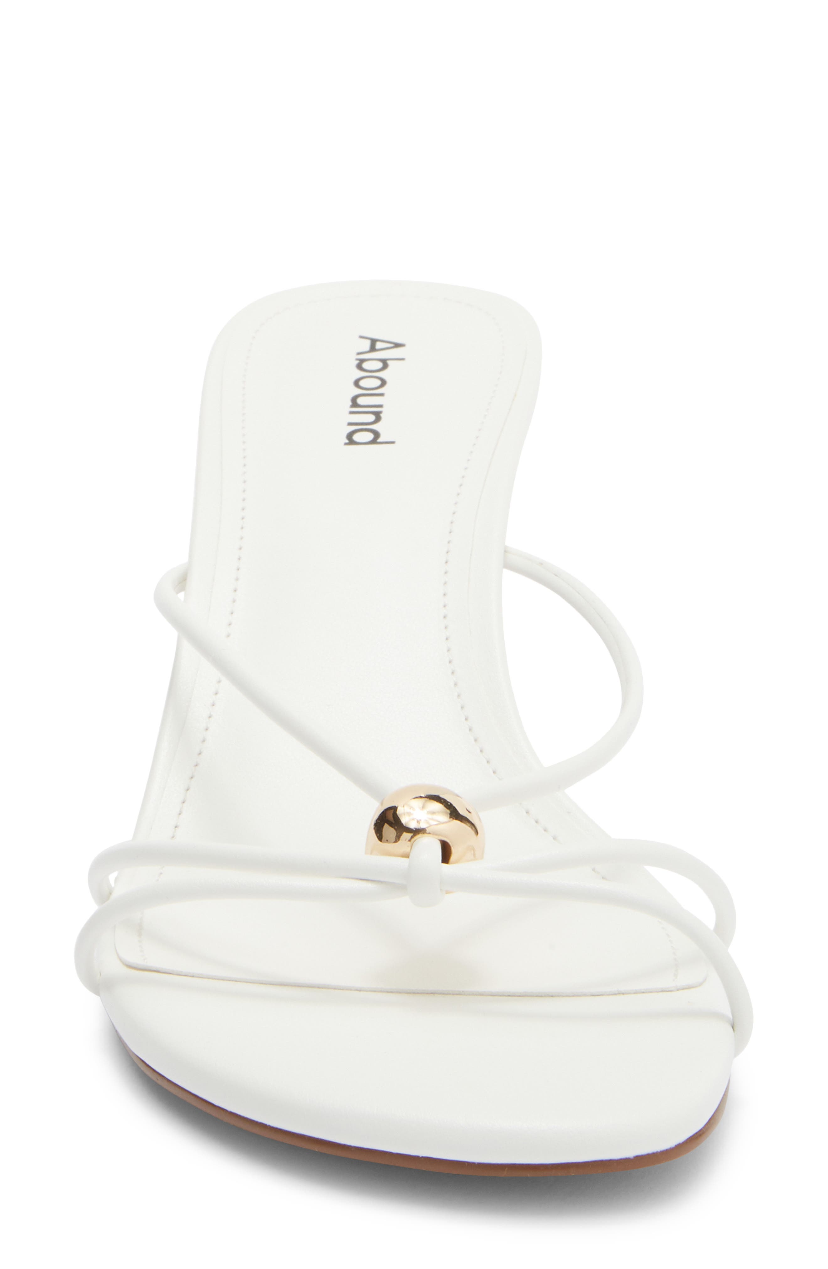 Abound Zola Heeled Sandal, Alternate, color, White Eggshell