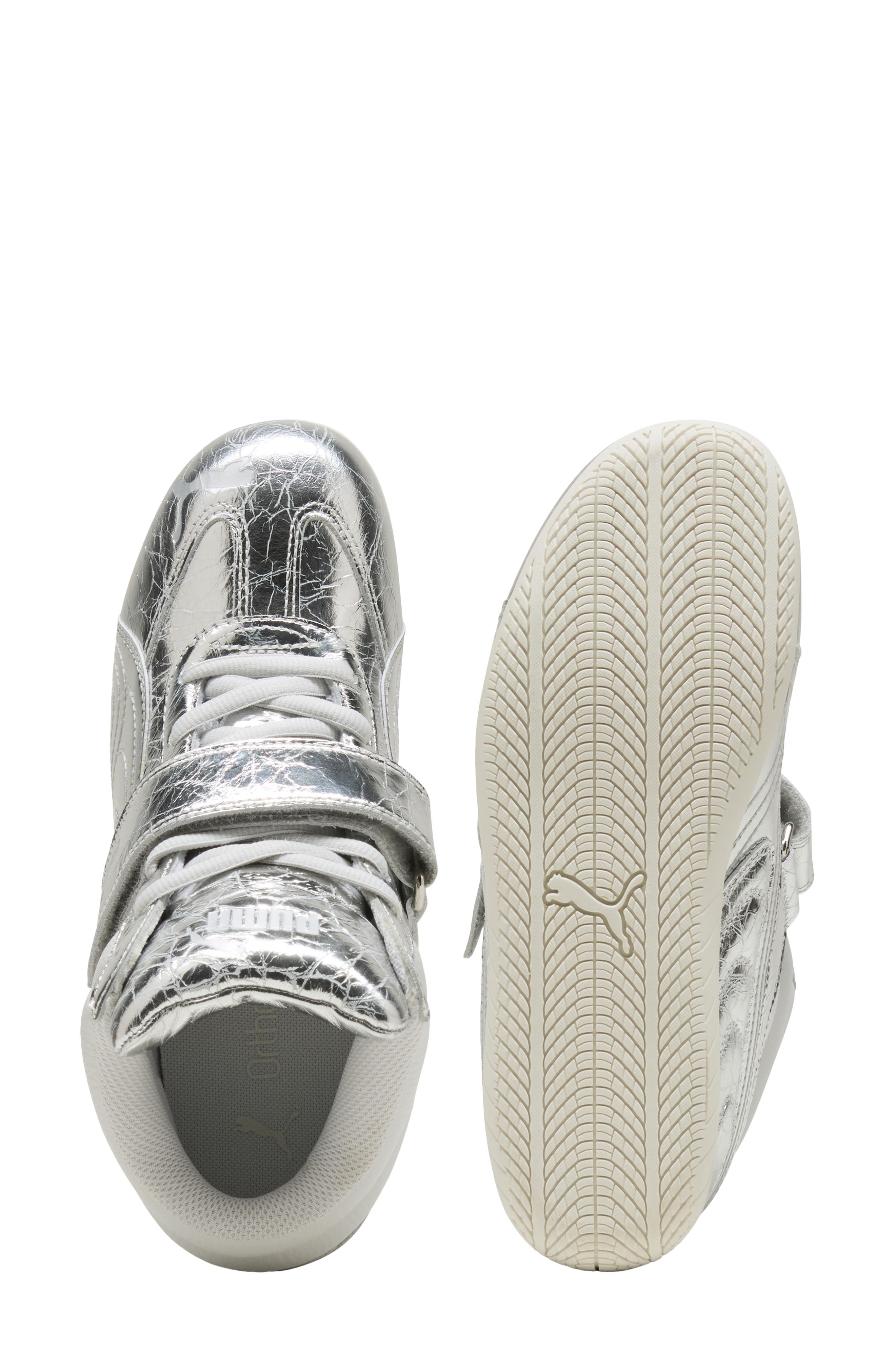 Speedcat Wedge Lustre Sneaker, Alternate, color, PUMA SILVER/ VAPOR GRAY