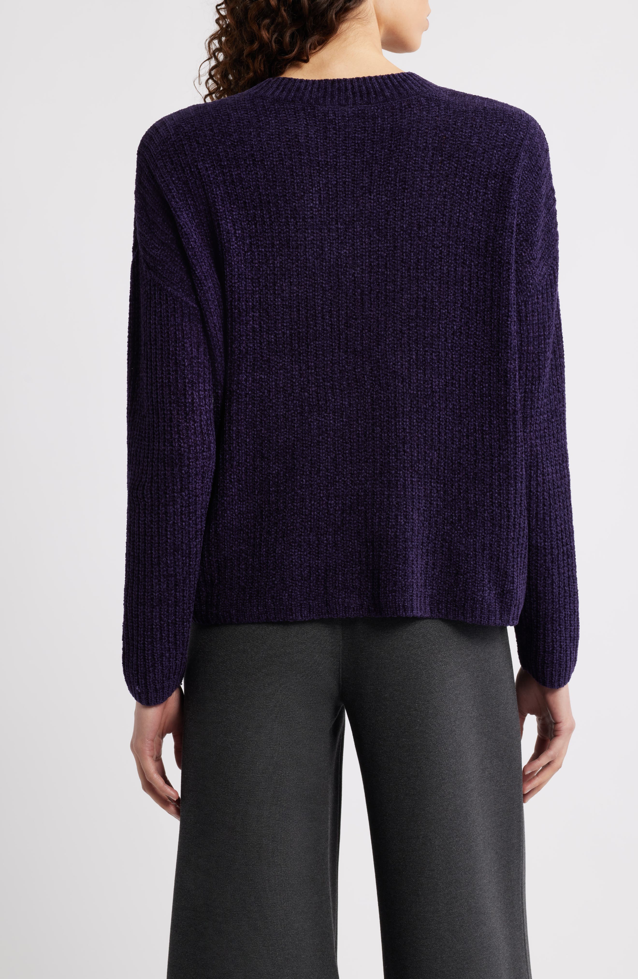 V-Neck Stretch Cotton Sweater - image 2