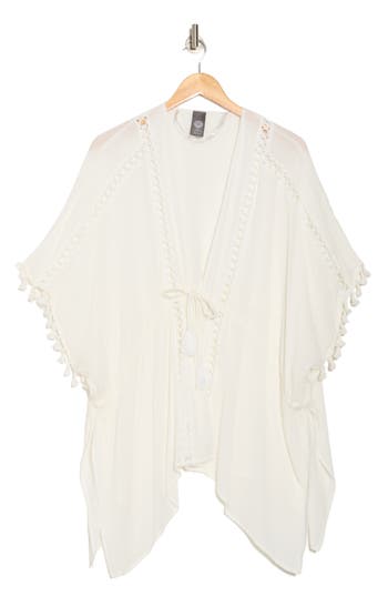 VINCE CAMUTO VINCE CAMUTO CIRCLE LACE INSET TOPPER
