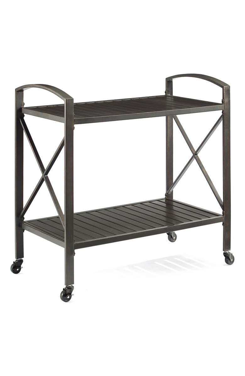 Crosley Radio Kaplan Outdoor Bar Cart, Main, color, 