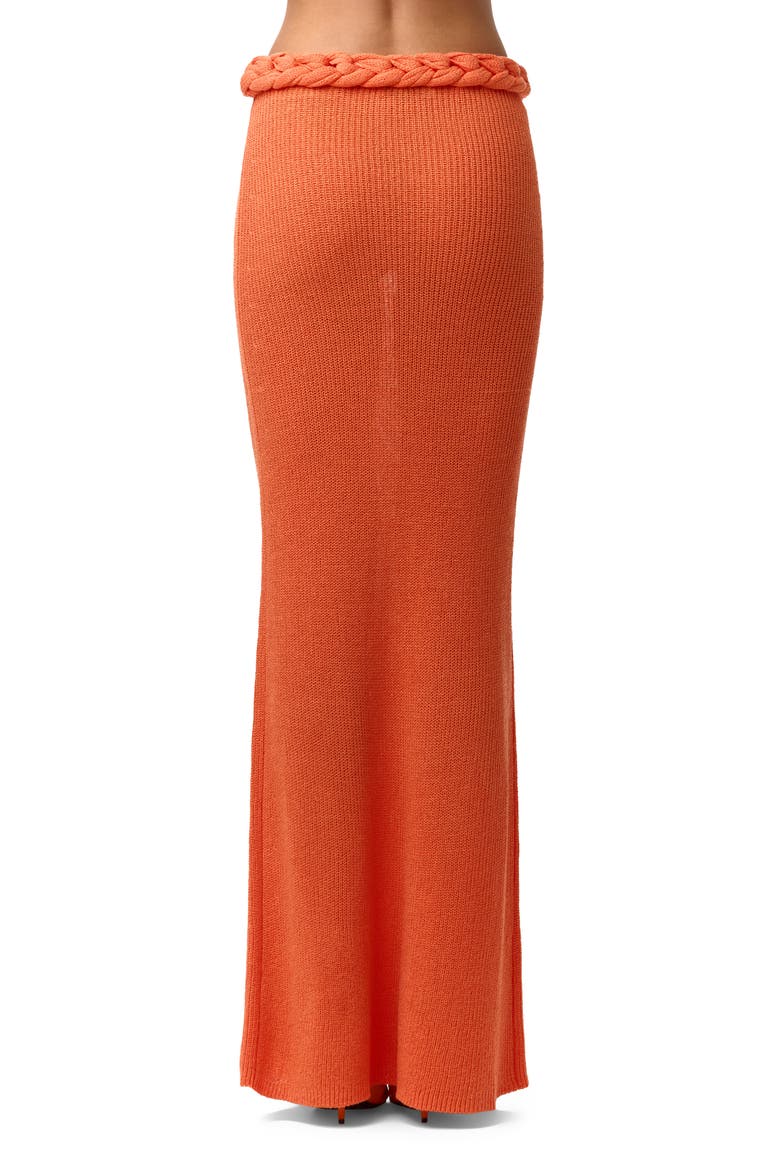 Braided Waist Maxi Sweater Skirt (Women) | Nordstrom