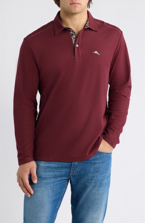 Luxe Botanic Long Sleeve Polo