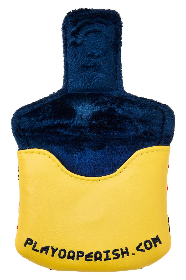Classic SSC Leather Mallet Putter Cover, Alternate, color, YELLOW