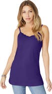 Roaman's Lace Trim Bra Cami