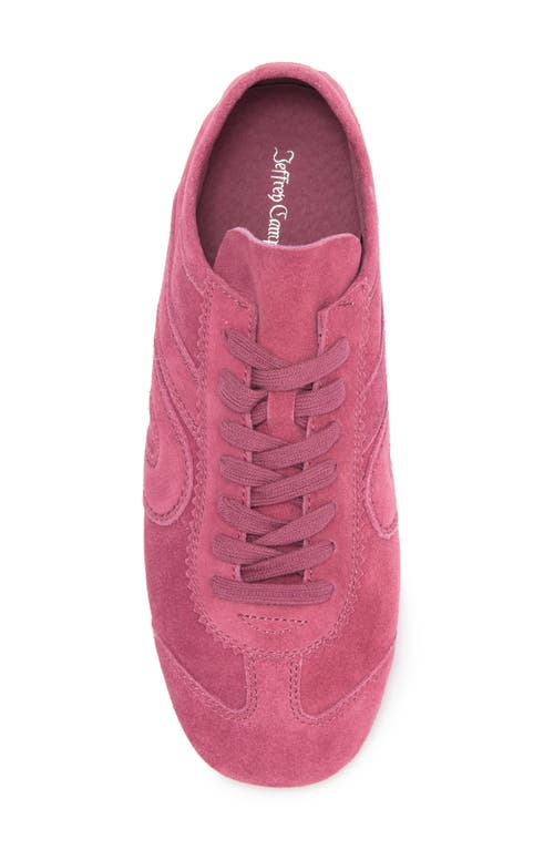 Jeffrey Campbell Aleta Sneaker In Fuchsia Suede