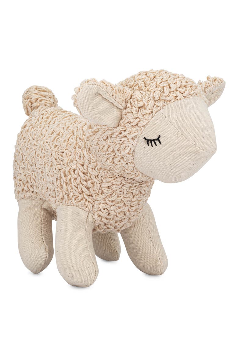 Leslie Lamb Stuffed Animal, Main, color, BEIGE