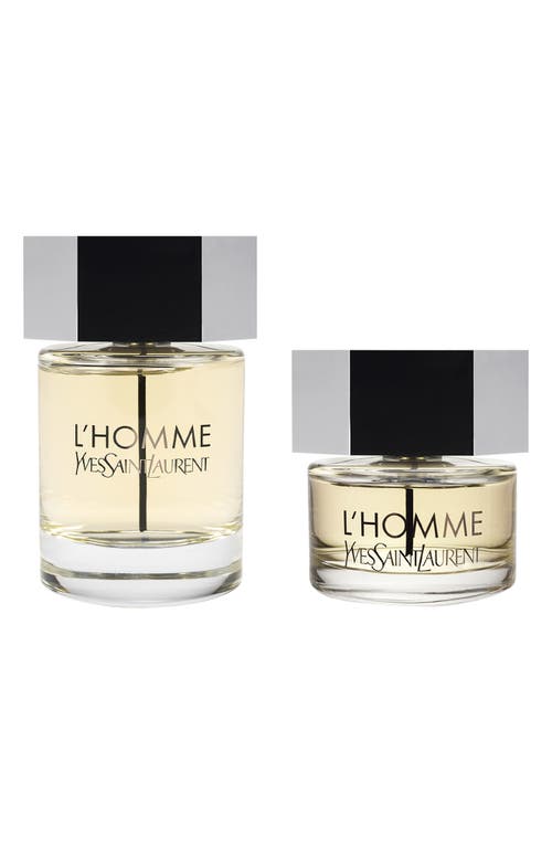 Saint Laurent Yves L'homme Eau De Toilette Set In Transparent