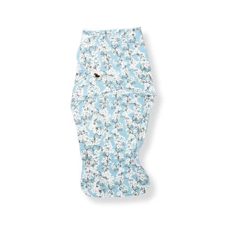 Organic Snugababe Swaddle Sleep Pod with Arm Inserts in Pink Balloons