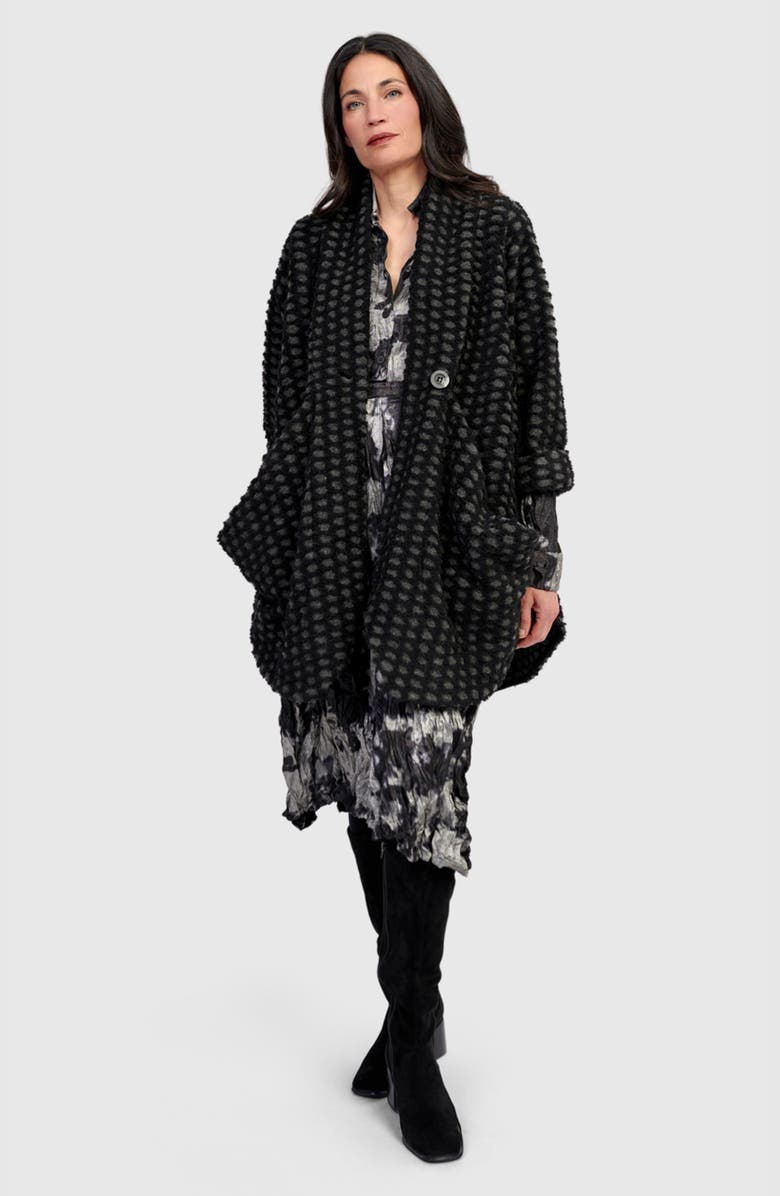 Alembika Thorne Cozy Cowl Jacket, Alternate, color, Net