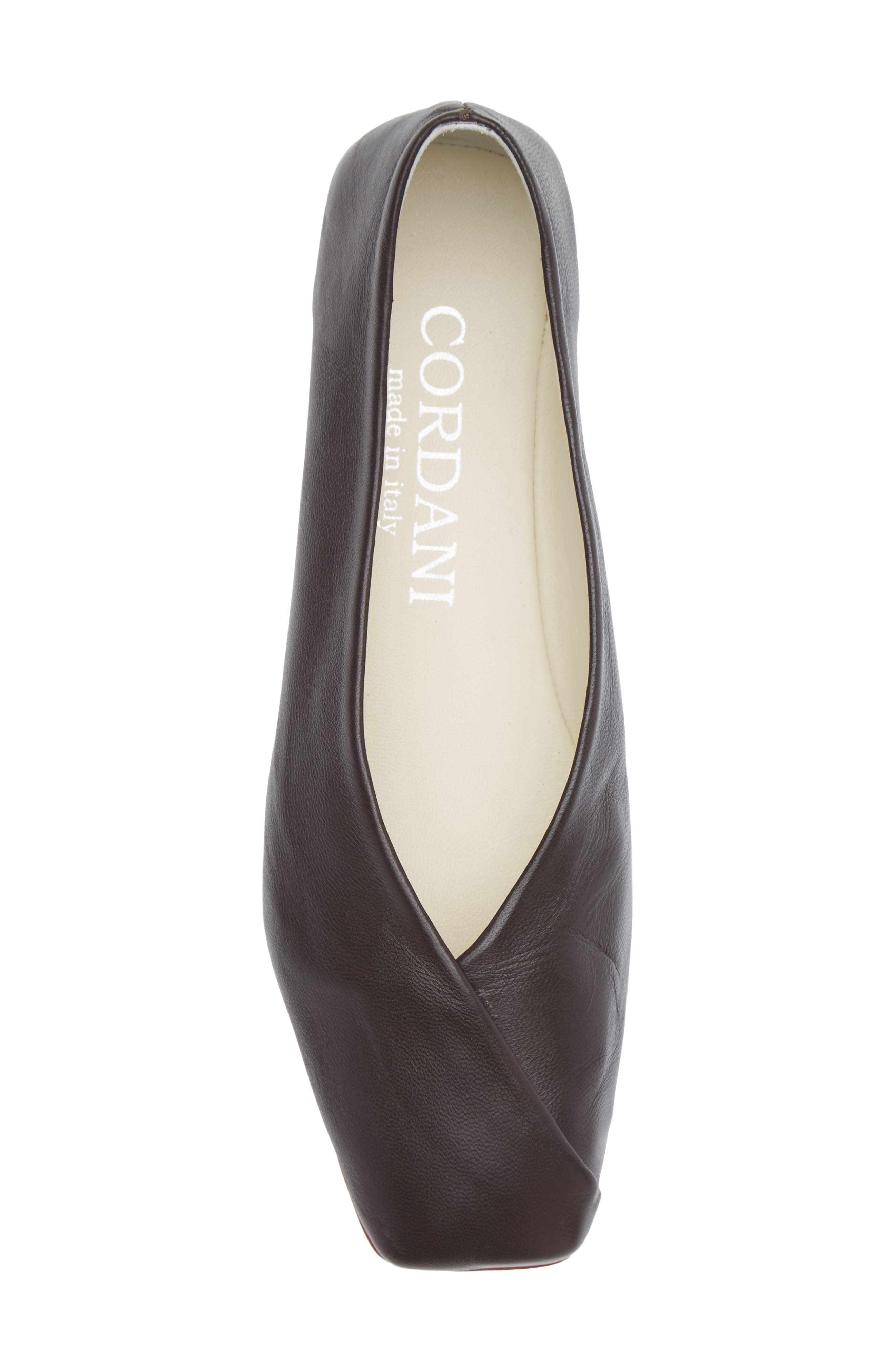 Marissa Leather Ballet Flat, Alternate, color, CHOC BROWN NAPPA
