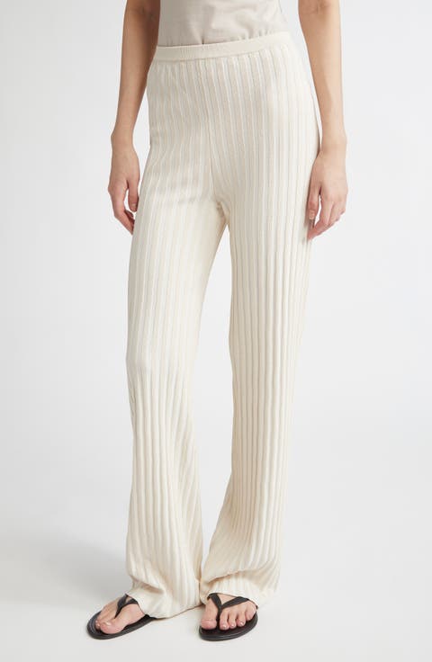 Margeux Rib Kick Flare Pants