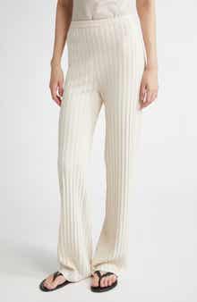 ZANKOV Margeux Rib Kick Flare Pants