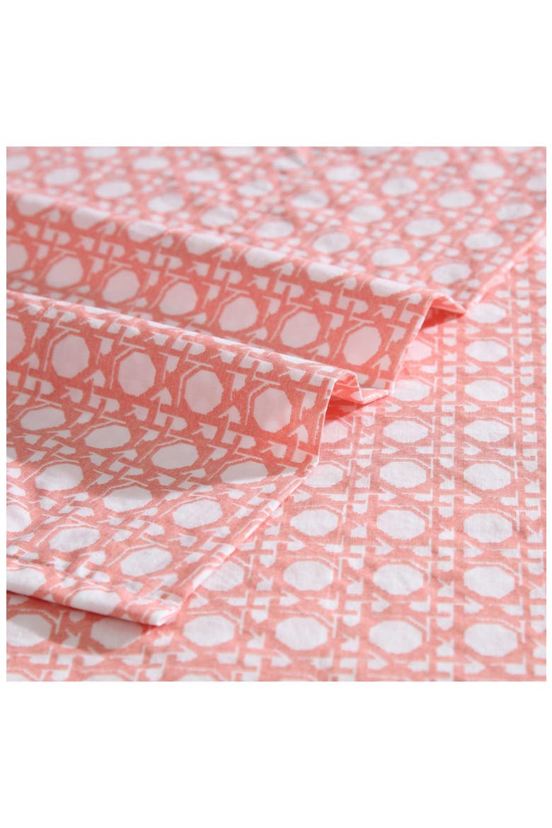 Diamond Isle 4-Piece Sheet Set, Alternate, color, LIGHT / MEDIUM ORANGE
