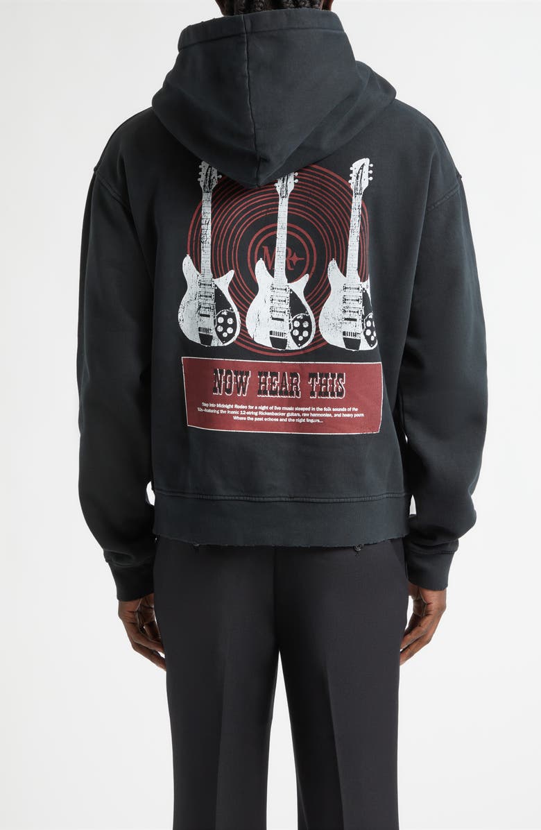 MIDNIGHT RODEO Heavy Pours Graphic Hoodie, Alternate, color, Black