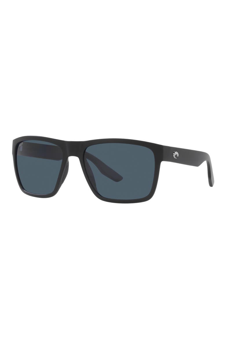 Paunch XL 59mm Square Sunglasses, Alternate, color, MATTE BLACK