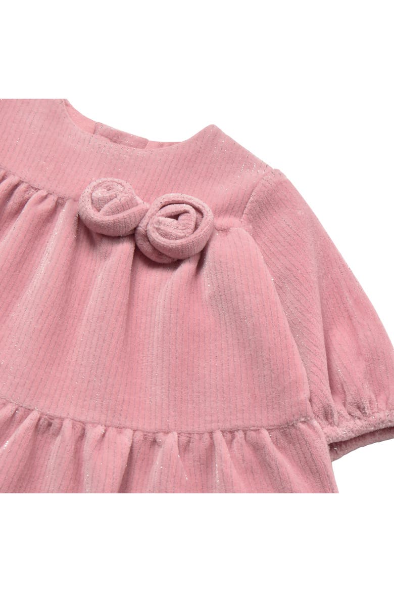 Velvet  with Rosette Accents, Alternate, color, Pink