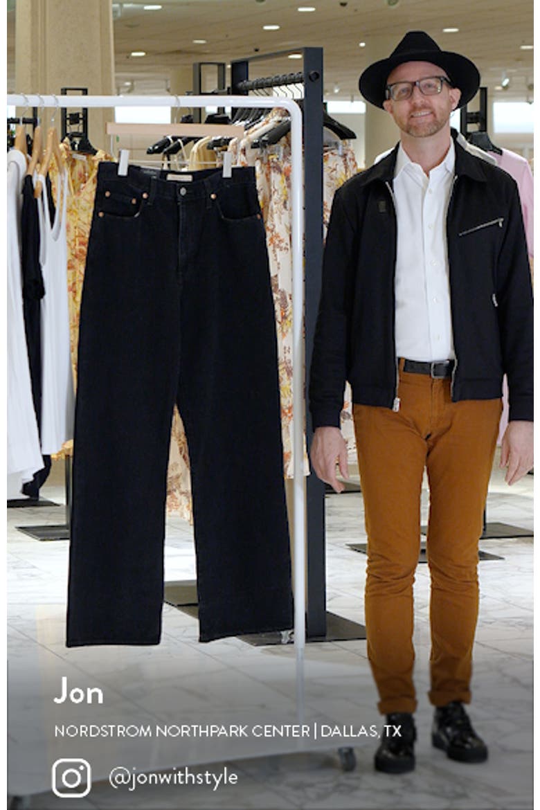 Ribcage High Waist Wide Leg Jeans video