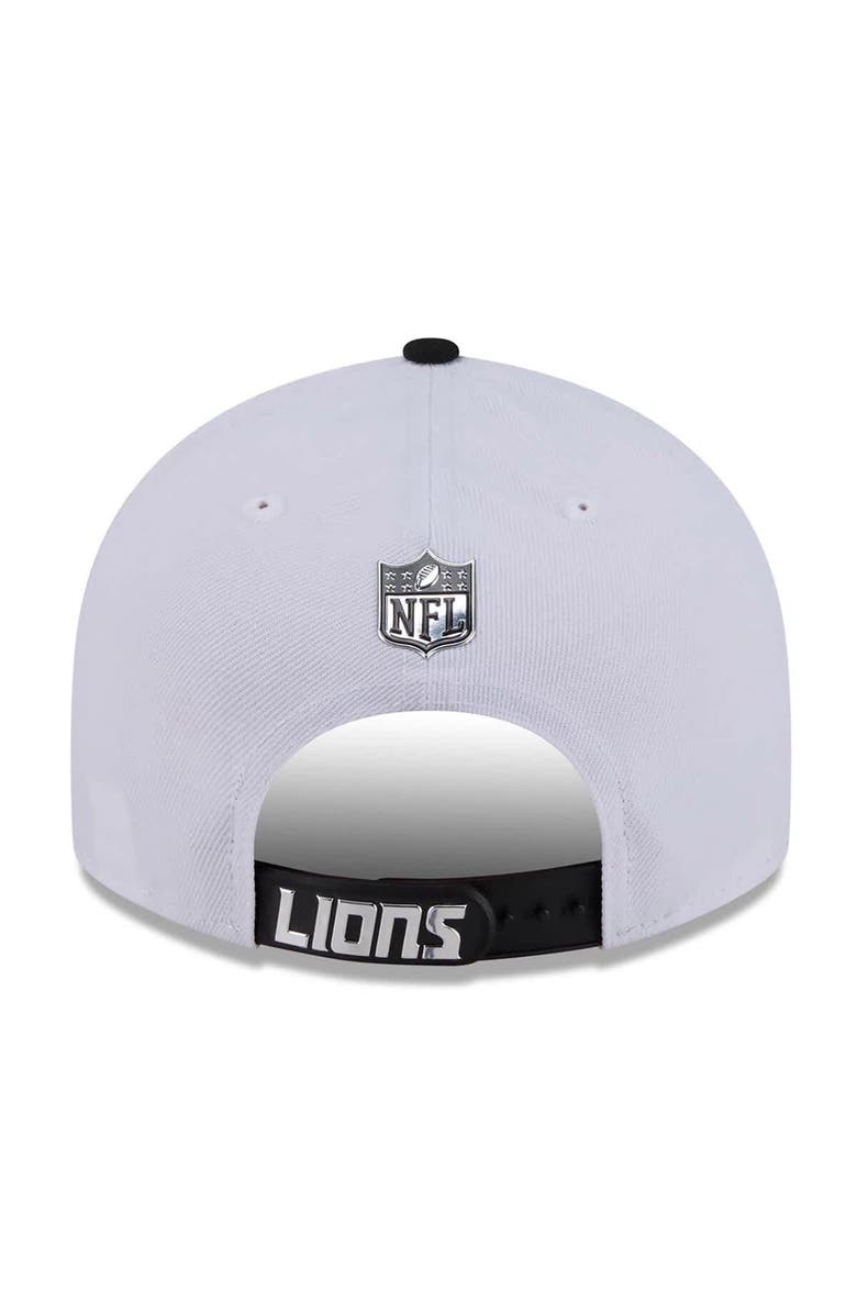 New Era Men's New Era  White/Black Detroit Lions 2026 NFL Draft Pre-Curved 9FIFTY Snapback Hat, Alternate, color, White