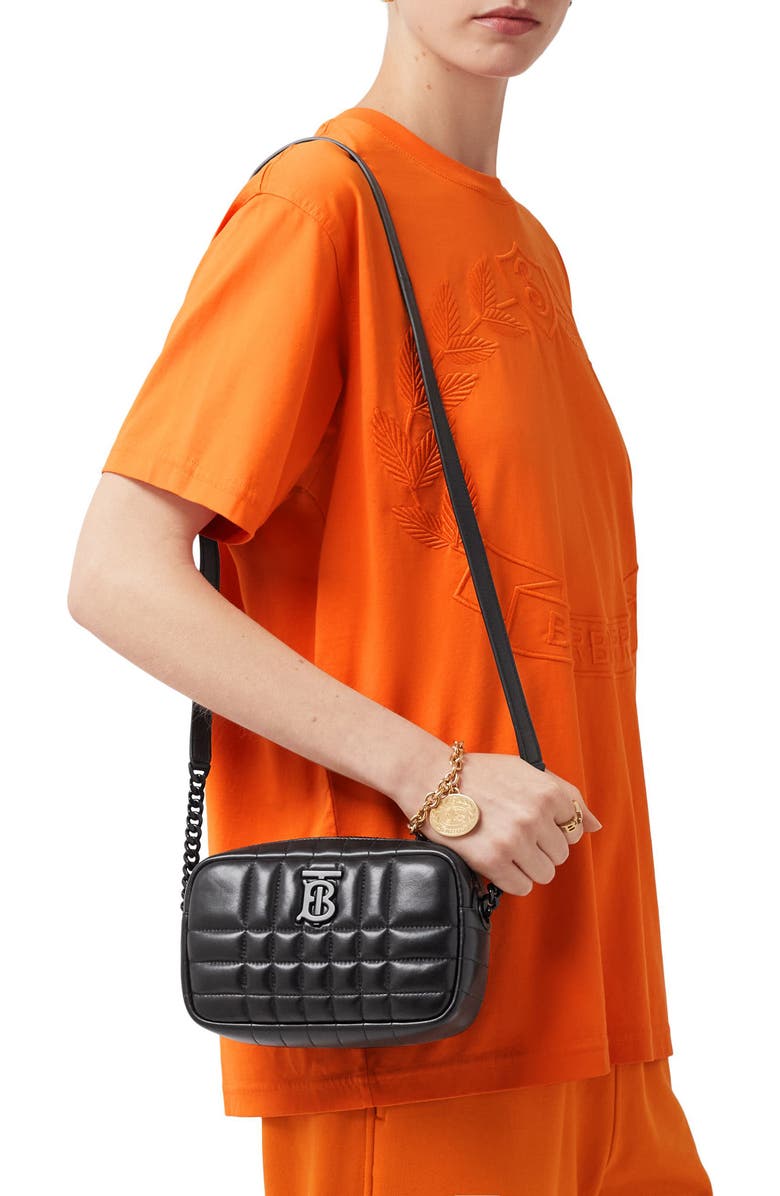 Burberry Mini Lola Quilted Leather Camera Bag, Alternate, color,