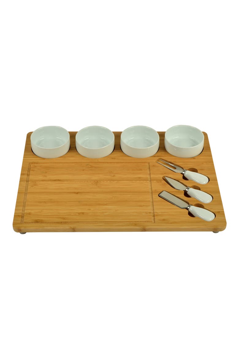4-Bowl Entertaining Set, Main, color, NATURAL