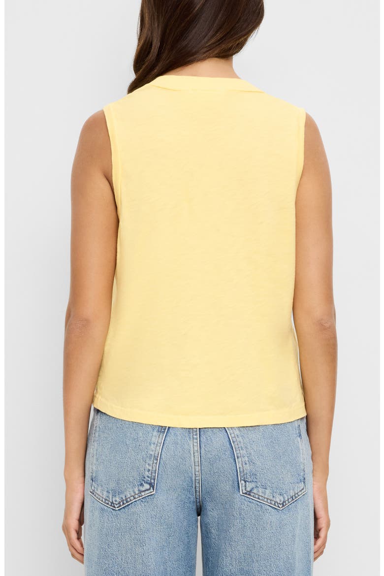 Ira V-Neck Cotton Top, Alternate, color, MACAW