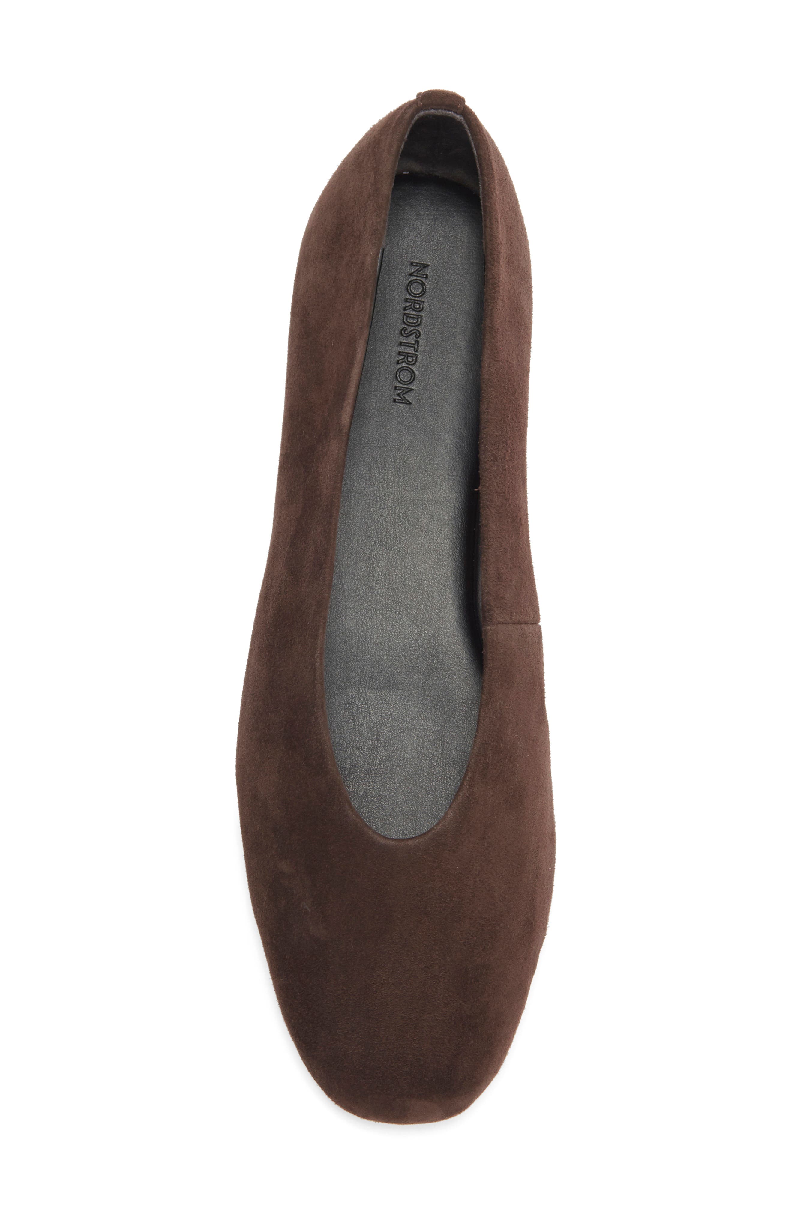 Maddox Ballet Flat, Alternate, color, BROWN CAFFE SUEDE