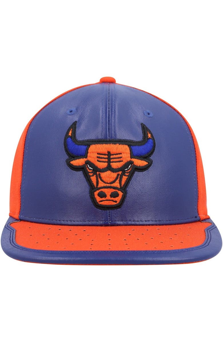 Mitchell & Ness Men's Mitchell & Ness Royal/Orange Chicago Bulls Day One Snapback Hat, Alternate, color, 