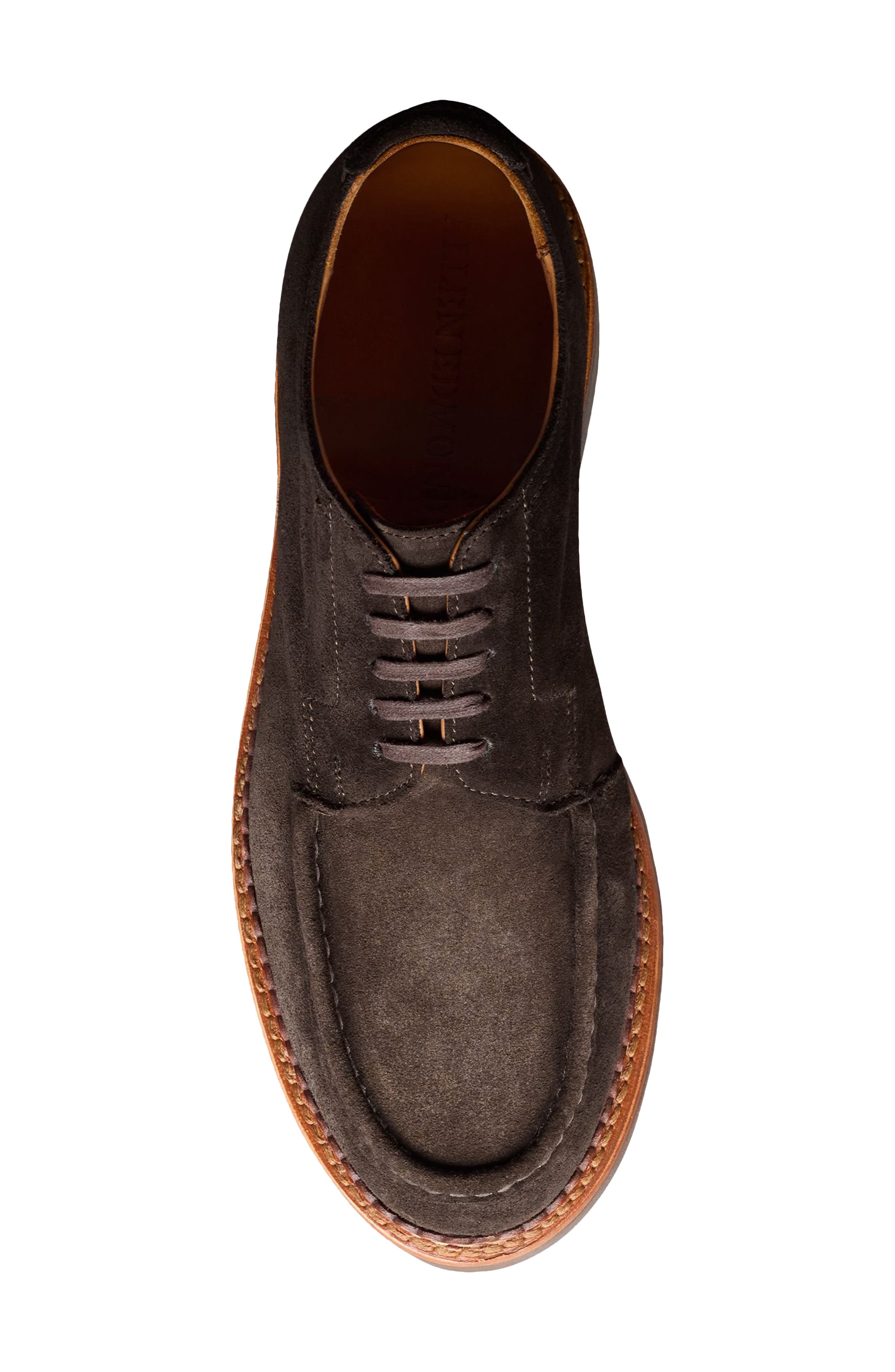 Cillian Apron Toe Derby, Alternate, color, VINTAGE HICKORY