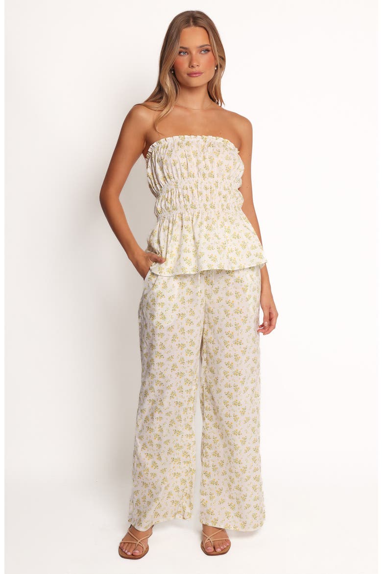 Ruthie Floral Drawstring Cotton Pants, Alternate, color, DITSY FLORAL