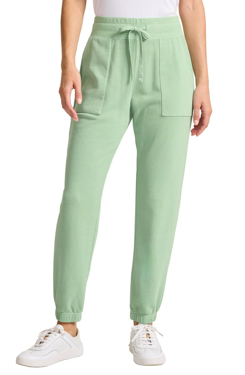 Tommy Bahama Marina del Mar Cotton Fleece Joggers, Main, color, Granite Green