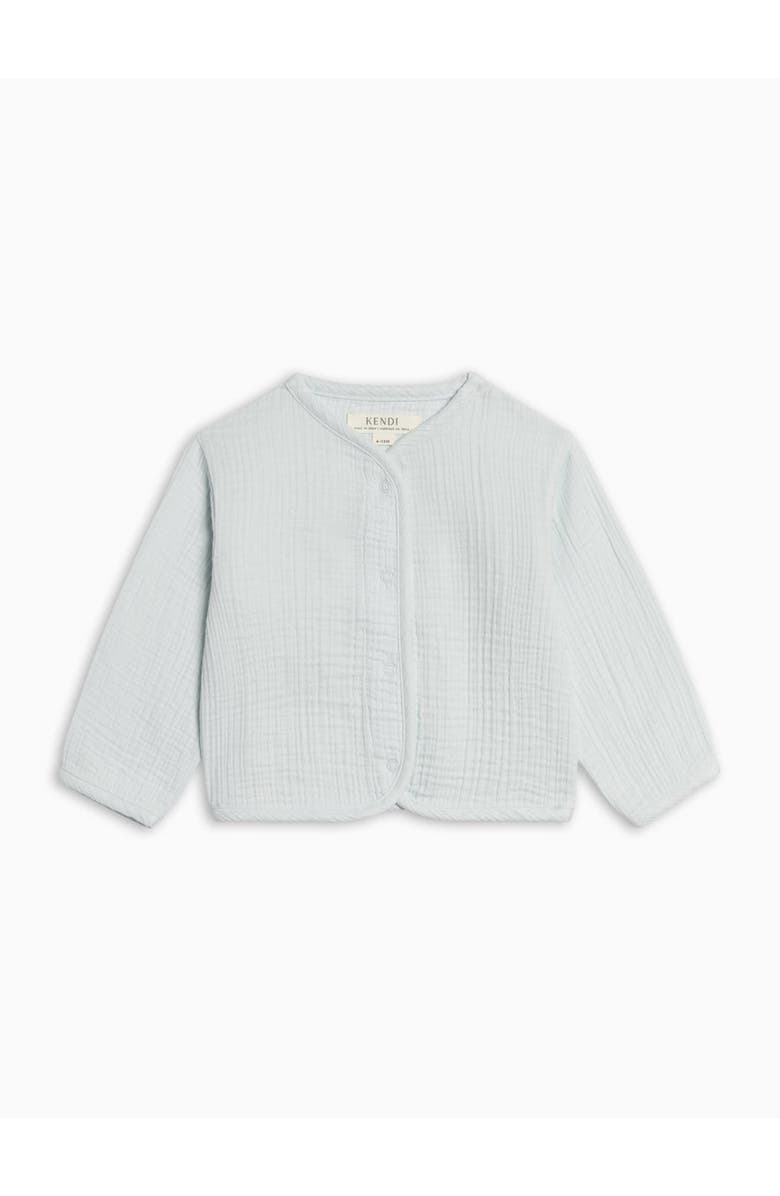 KENDI by Colored Organics Organic Marley Muslin Jacket, Main, color, Powder