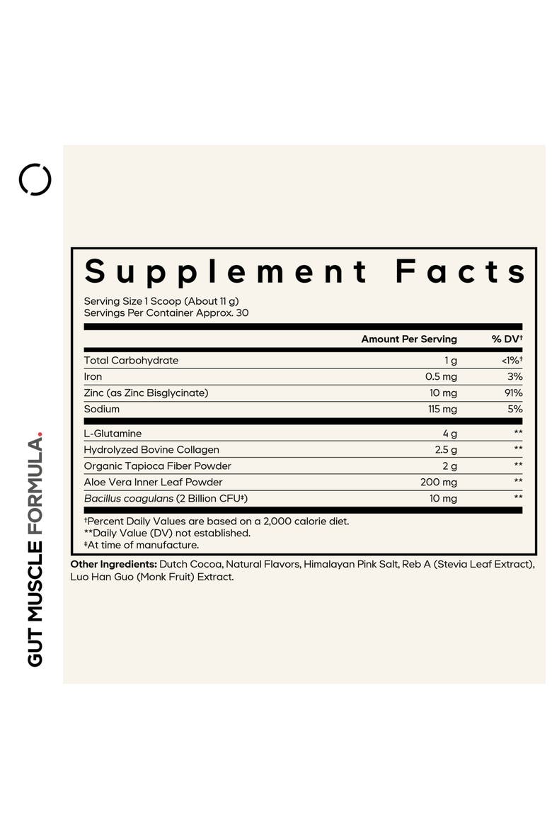 Gut Muscle Formula, Alternate, color, White