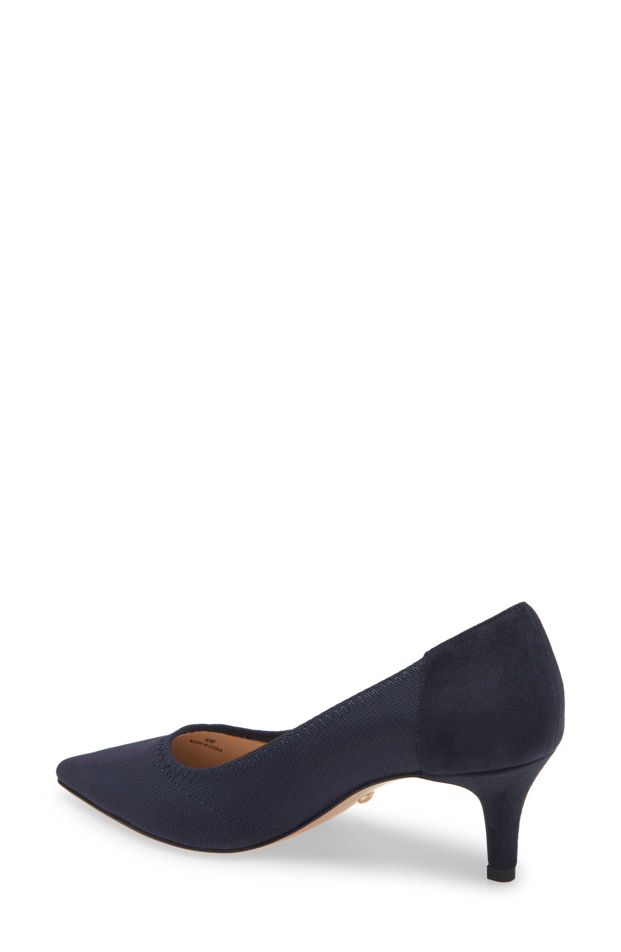 Hilda Pump, Alternate, color, MIDNIGHT FABRIC