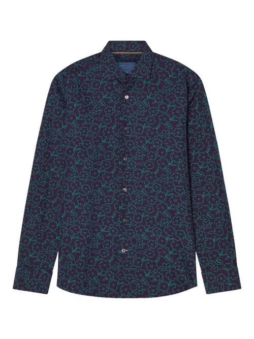 Robert Talbott Reynolds Floral Print Shirt
