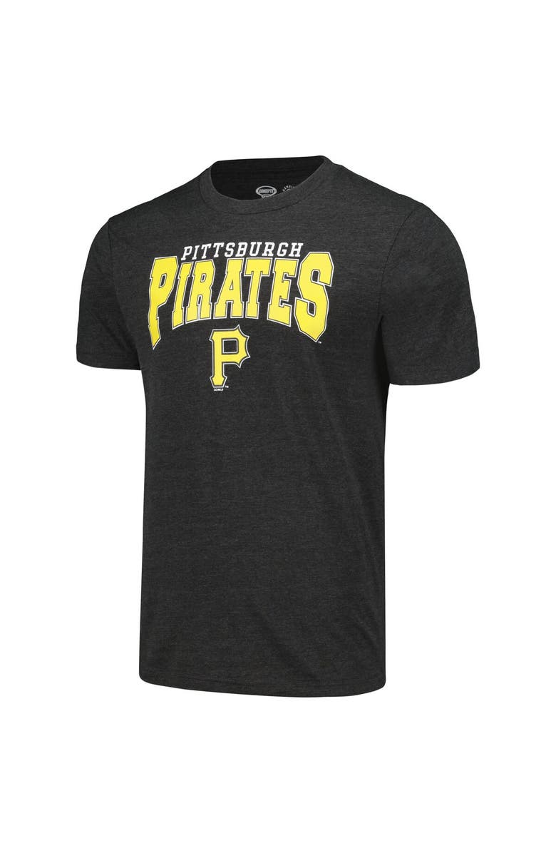 CONCEPTS SPORT Men's Concepts Sport Charcoal/Black Pittsburgh Pirates Meter T-Shirt & Pants Sleep Set, Alternate, color, 