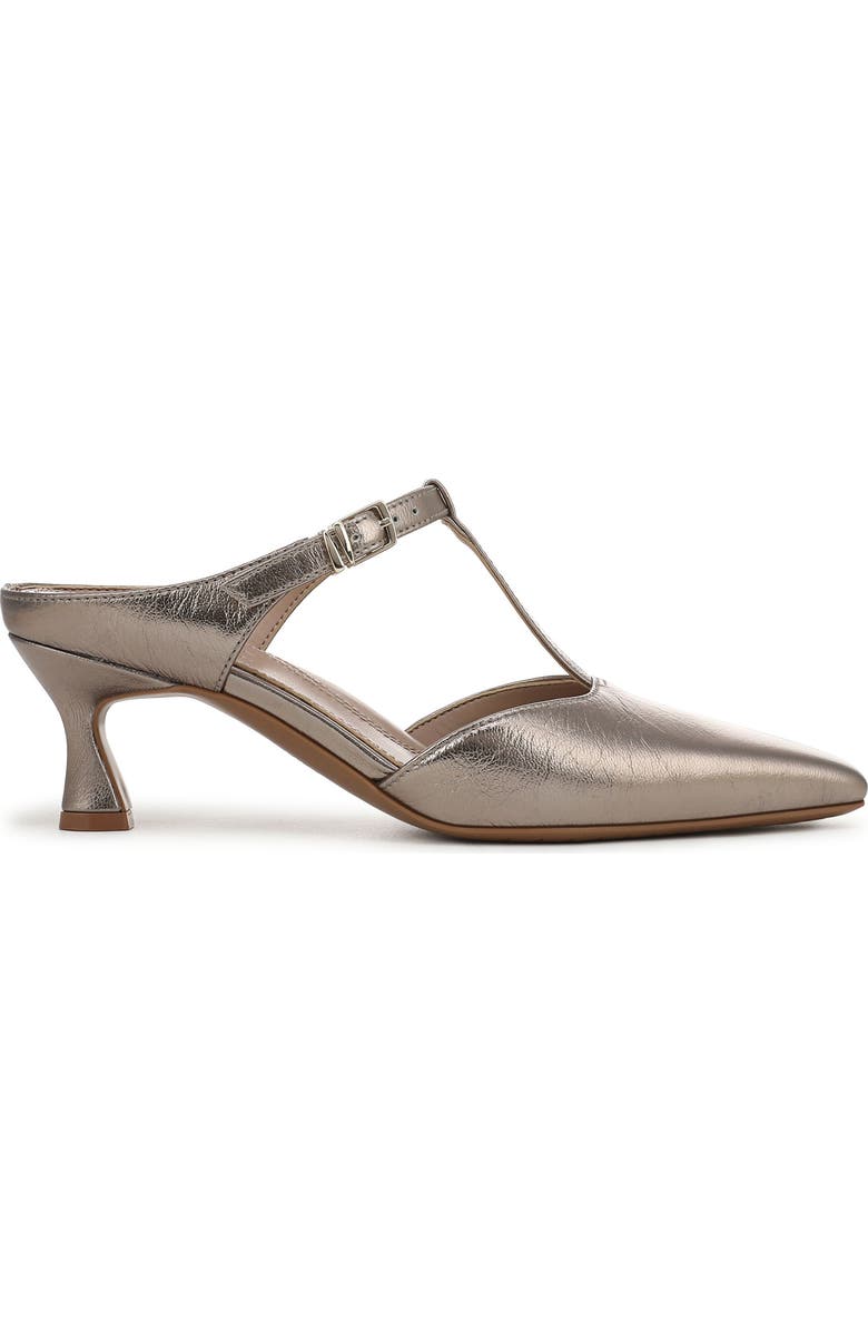 Naturalizer Gem T-Strap Kitten Heel Mule, Alternate, color, Patina Pewter