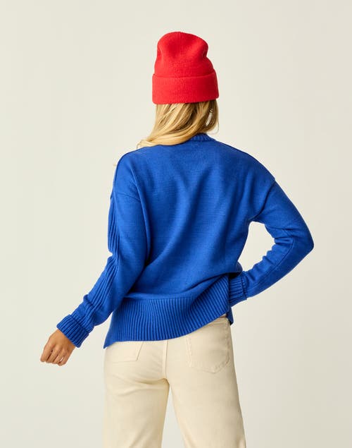 Carve Designs Woodward Sweater In Blue