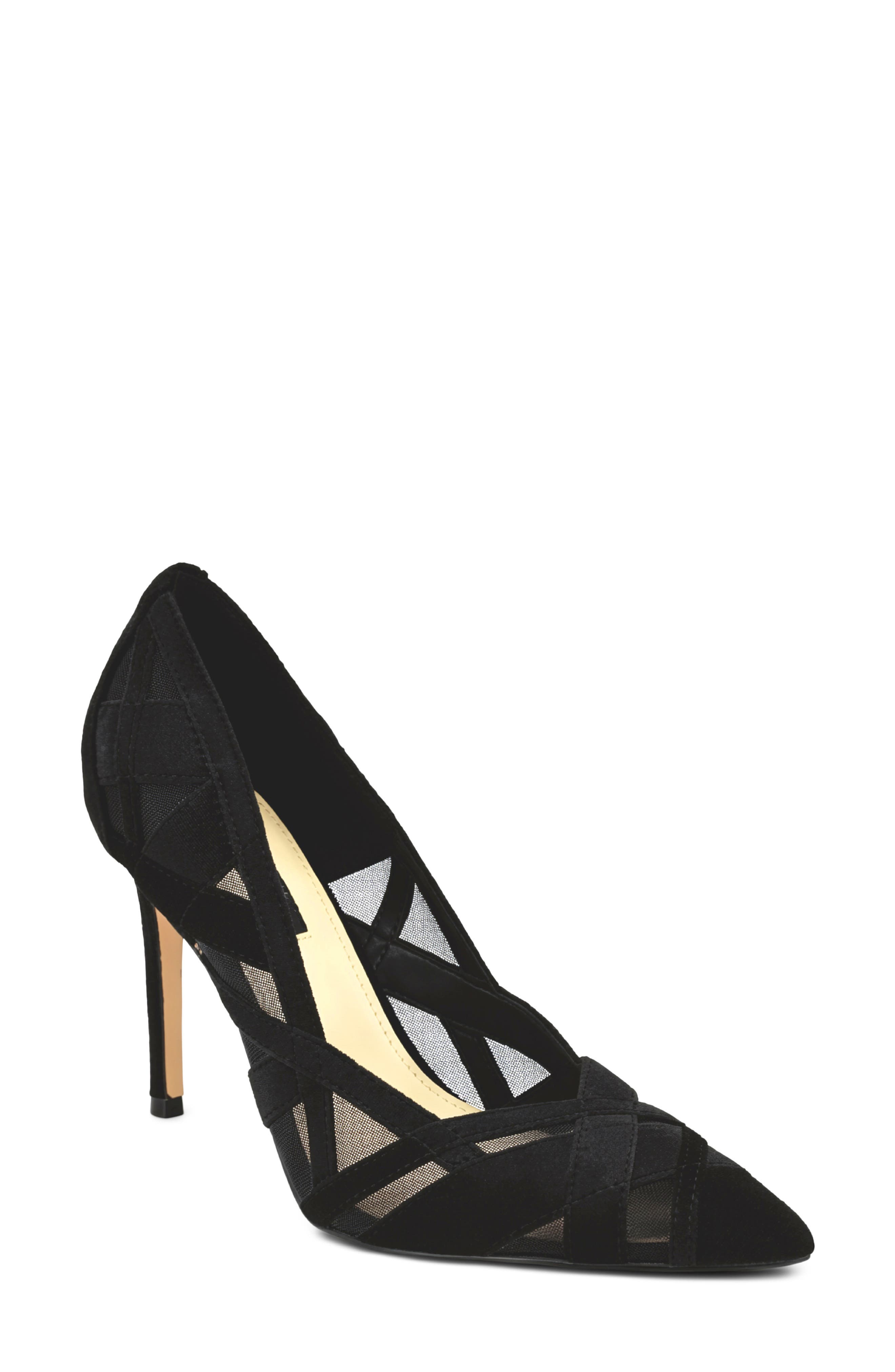 Farella Pointed Toe Pump, Main, color, BLK01