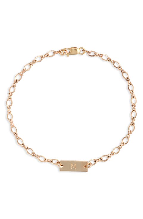 Hadley Initial Bar Bracelet
