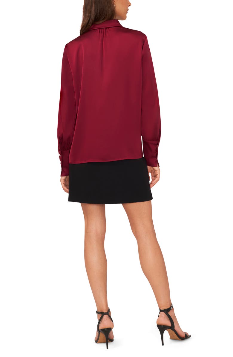 Halogen<sup>®</sup> Button-Up Shirt, Alternate, color, Chianti