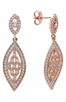 Marquise Pavé Drop Earrings