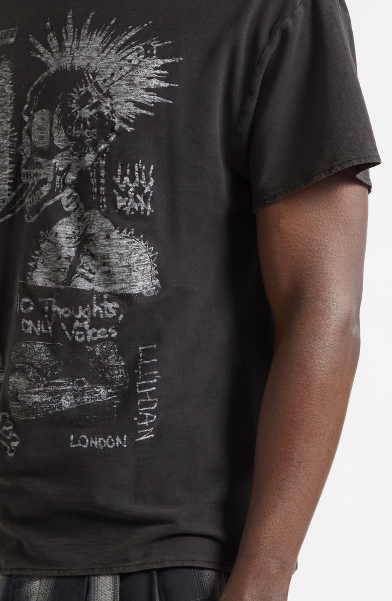 LU'U DAN Thrash Graphic T-Shirt, Alternate, color, Black