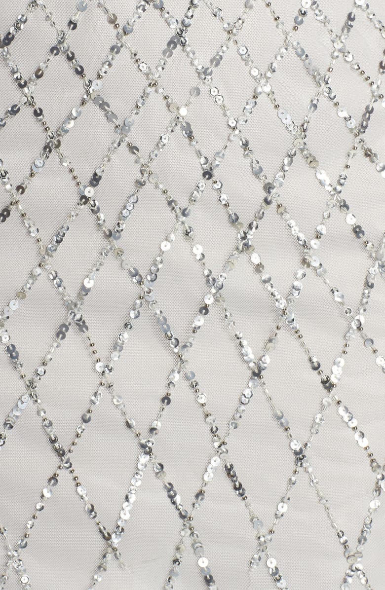 Adrianna Papell Embellished Blouson Sheath Dress, Alternate, color,