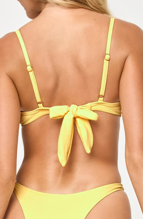 L*space Lspace Hunter Underwire Bikini Top In Daisy