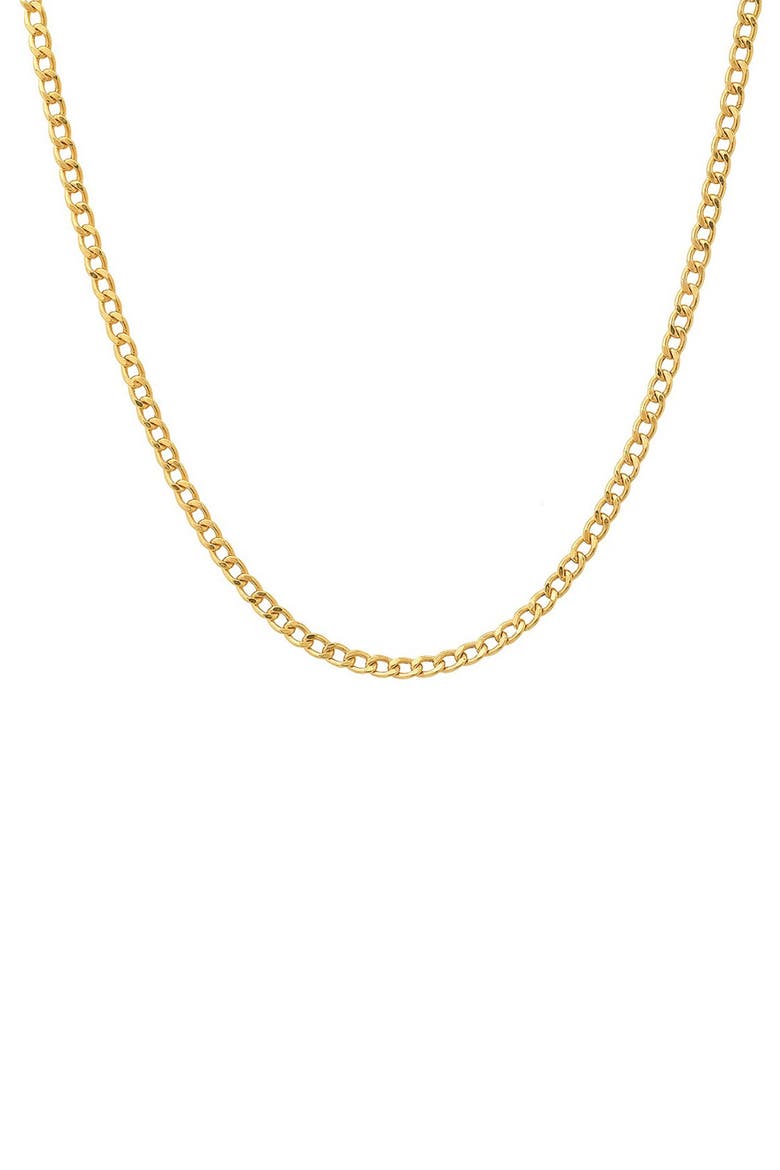 14K Gold 20" Miami Cuban Chain Necklace, Main, color, GOLD