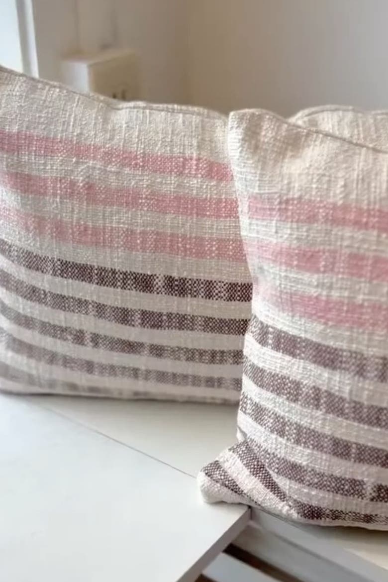 Palma Lumbar Pillow Cover, Alternate, color, Terra