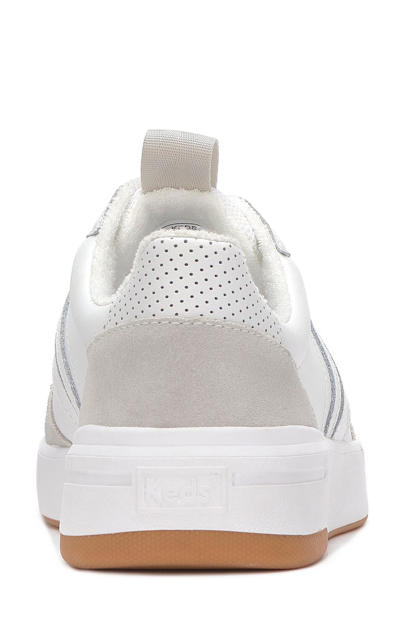 Keds<sup
®</sup
 The Court Sneaker, Alternate, color, Keds Whites
